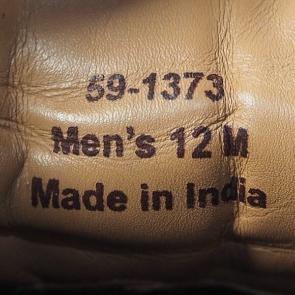 Johnston & Murphy Eaton Cap Toe Leather Chukka Boots Men's 12M Brown 59-1373 - Picture 10 of 11